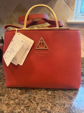 Harry Potter x Red Top-Handle Satchel
